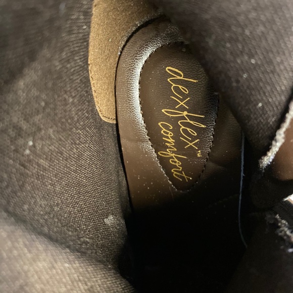 Dexflex Comfort Brown Heeled Boots - Picture 6 of 6